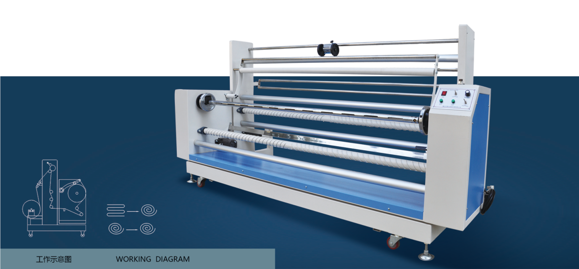 Auto edge alignment chiffon Rolling Machine